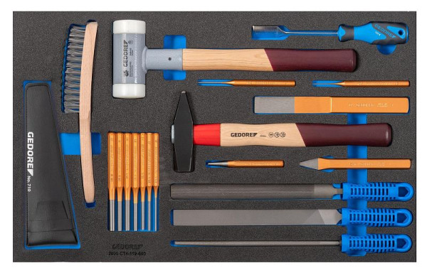 GEDORE 2005 CT4-119-600 CT-Modul mit Sortiment, 3011623
