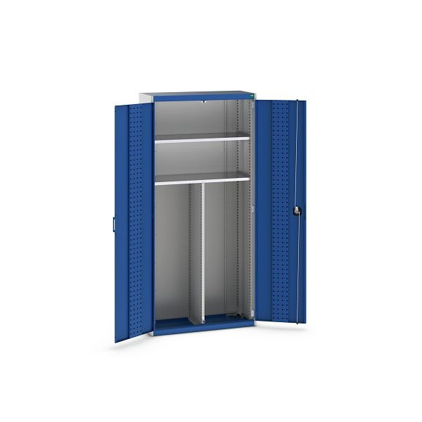 bott cubio Koffer-Flügeltürenschrank unbestückt, BxTxH: 938x400x2000mm, RAL 7035 / RAL 5010, 40032035.11V