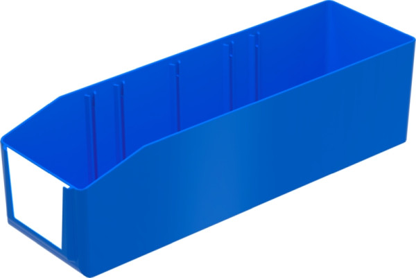 BITO Regalkasten PK Set PK3091 295x90x80 blau, inkl. Etikett, 35 Stück, 1421