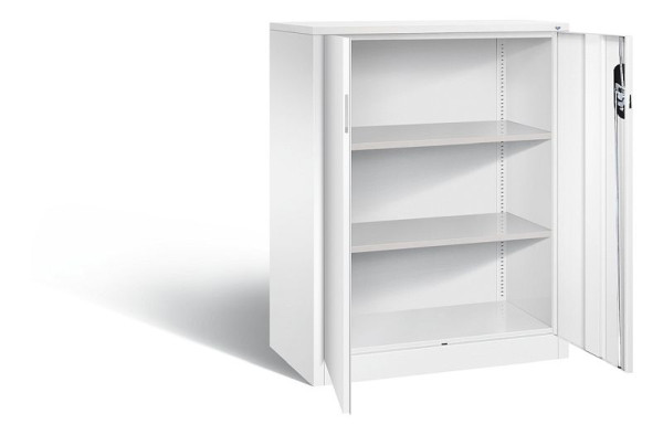 C+P Büroschrank Acurado, H1200xB930xT500mm, Farbe: Verkehrsweiß, Muldengriff, 3 OH, 9287-1200 S10237