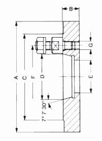 Röhm Kurzkegelflansch, Außen-Ø 160, Kurzkegel 3, ISO 702-3, 319652