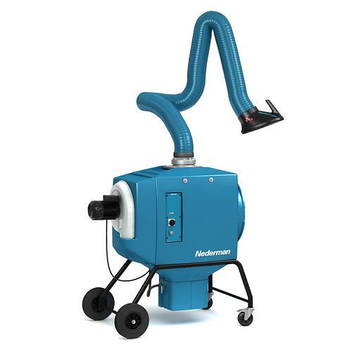 DENIOS Mobile Filterbox 10 M, Kompletteinheit für Staub- und Rauchabsaugung, 230 V, 304123