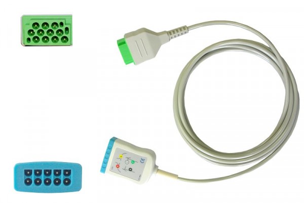 Golmed 5-adriges EKG-Stammkabel mit Multi-Link-Stecksystem, zu GE Marquette, 15-5-M51.1