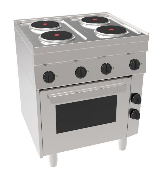 NordCap Elektroherd EH6 / 4KPBO, Standgerät, 472116008