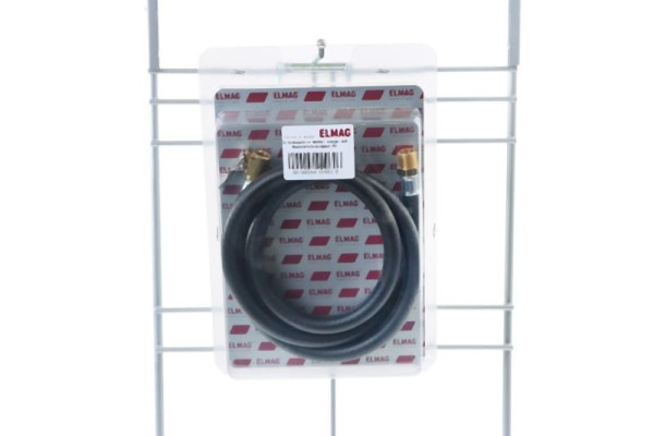 ELMAG GI-Schlauch (1 Meter) komplett mit, Momentstecknippel für Profi-Reifenfüller Modelle 60 GE und GE/CEE geeicht, 9402062
