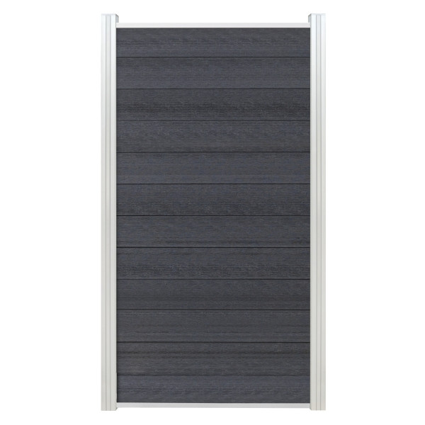 T&J ECOSTECK-Start & Abschluss Set, SILBER, für ein SCHMALELEMENT, 32/25 x 20 x 900 mm, Aluminium, 44659