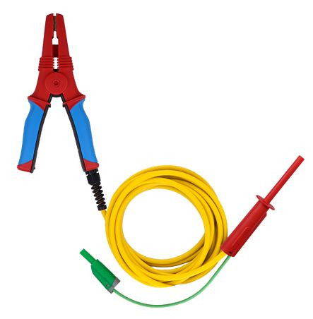 Metrel 10 kV geschirmte Prüfleitung mit großer roter HVX-Prüfklemme 10 m, A 1823 RED 10M, 20993783