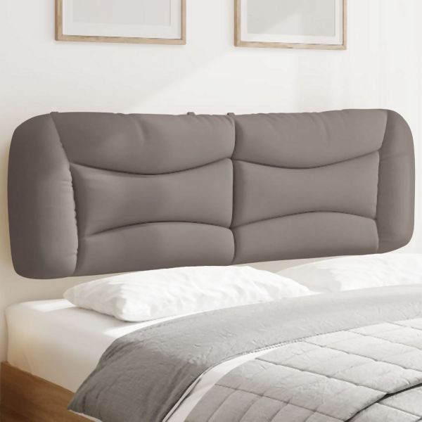 vidaXL Kopfteil-Kissen Taupe 160 cm Stoff, stilvoll, 374592