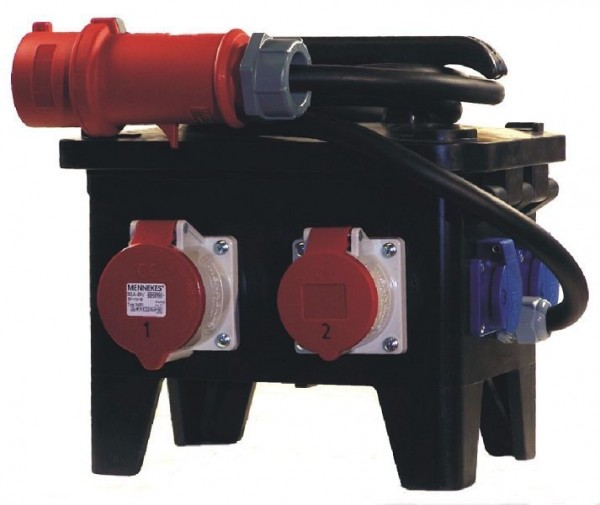Steidele Steckdosenverteiler - Vollgummi SVG 16.0/0-6/STE, 9500