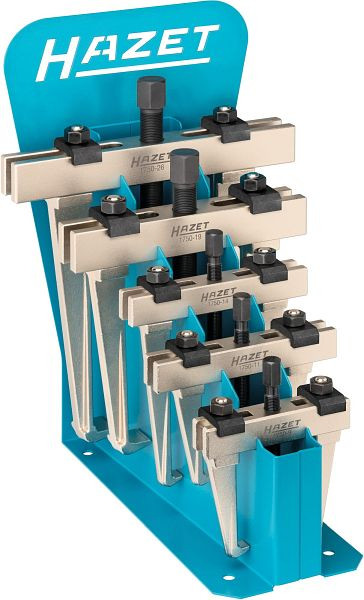 Hazet Schnellspann-Abzieher Satz, 2-armig, 5-teiliger Satz im Verkaufsständer, 1750/5
