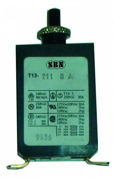 SBN Motorschutzschalter für 230 Volt Kompressor, 39020