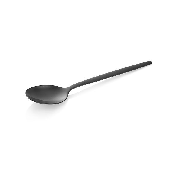 WAS Dessertlöffel Set ALEX BLACK, mit schwarz, matter PVD Beschichtung, 16 cm, Chromnickelstahl 18/10, VE: 12 Stück, 1612205