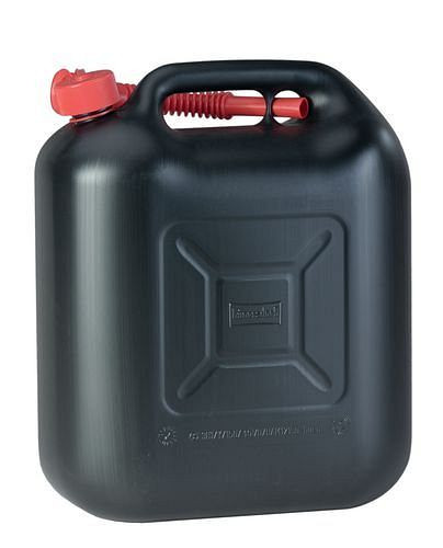 DENIOS Kanister aus Kunststoff mit Auslauf, UN-Zulassung, 20 Liter Volumen, 216871