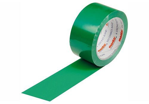 monta PVC-Klebeband 250, grün, 50 mm breit x 66 lfm, Stärke 57µ, VE: 36 Rollen, 299539