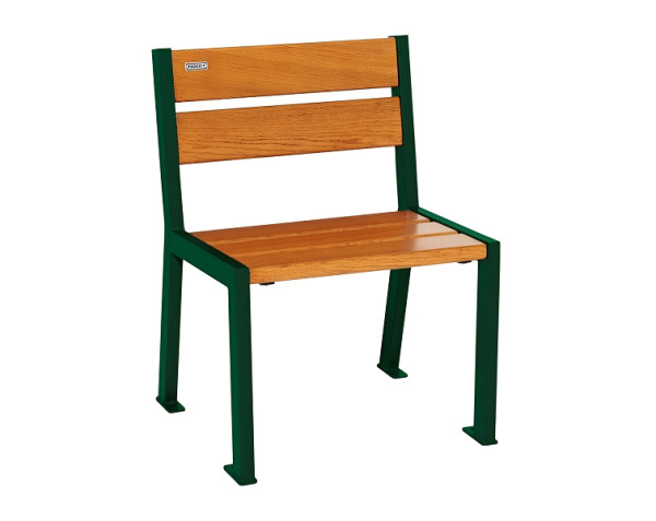 Procity Stuhl Silaos 5 Holzlatten, Ohne Armlehne, Holz & Stahl, helle Eiche/RAL 6005, 209500.6005.CHEC