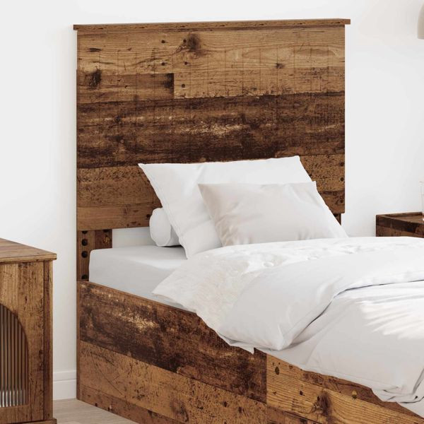 vidaXL Kopfteil mit Kopfteil Altholz 80 cm Holzwerkstoff, 887822