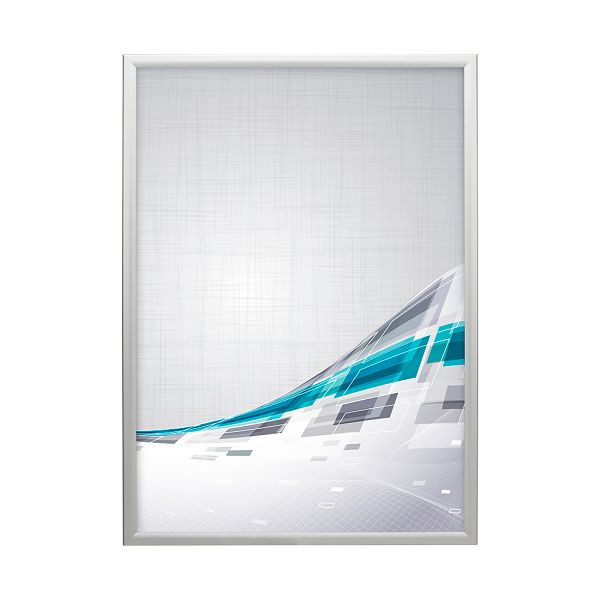 VKF Renzel Regenwasserfester Klapprahmen „Eco 35/25“ / Klickrahmen / Plakatwechselrahmen aus Aluminium, DIN A0, 907 x 1.255 mm, 50.0151.6