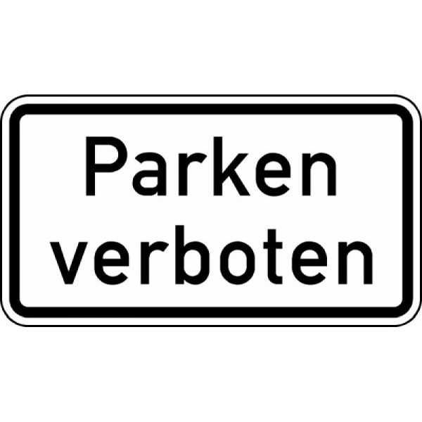 Stein HGS Parken verboten Nr. 2427, 330x600mm /RA2/Flachform 3mm, 2427-223