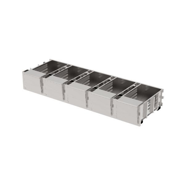Rieber varithek® EST 5x1/1 - ohne Abdeckung, Edelstahl, 91050225