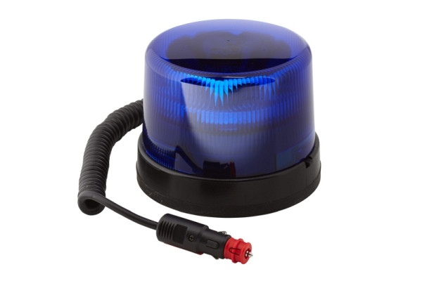 HELLA LED-Blitz-Kennleuchte, KL 7000, 12/24V, blau, Magnetbefestigung, Kabel: 600mm, Stecker: DIN ISO 4165, 2XD 012 972-121