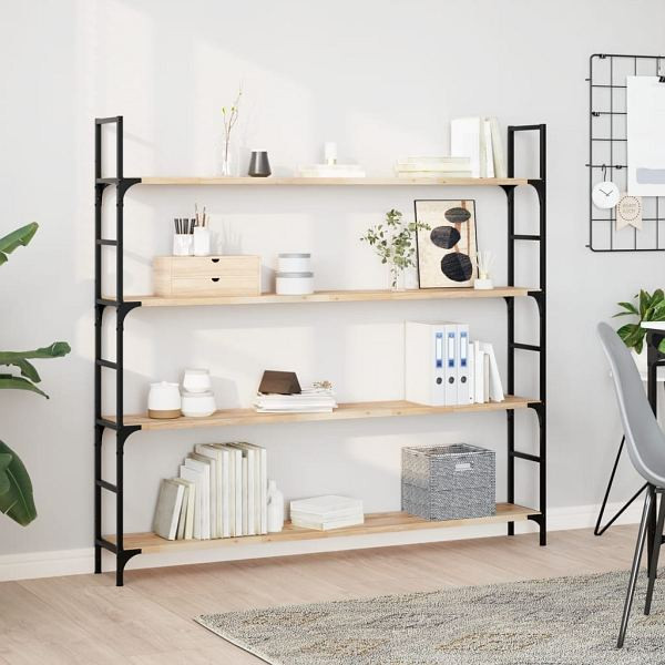 vidaXL Schweberegale 2 Stück 140x20x2 cm Massivholz Akazie Unbehandelt, 3279356