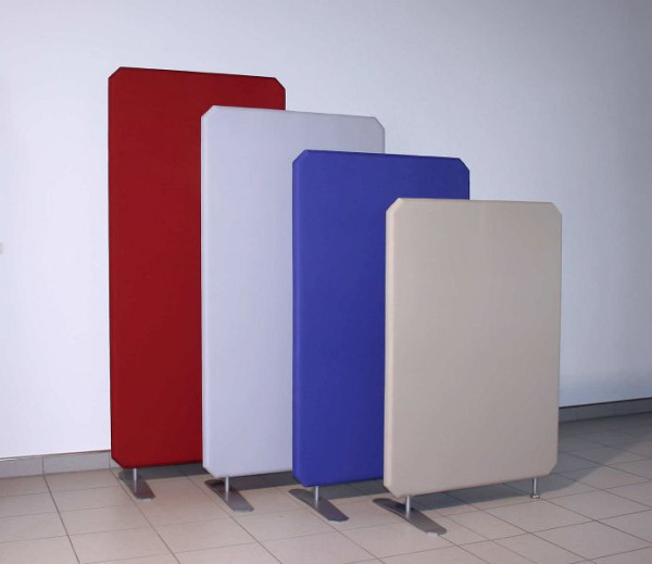 Oktagon Stellwand Stoff 1000/1400 blau, O 1014.BLAU