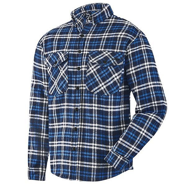 teXXor Arbeitshemd SEATON, Farbe: blau/weiß, Größe: XL, 4365-XL