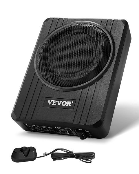 VEVOR Untersitz-Auto-Subwoofer, 400W Schlankes Aktives Subwoofer-System 203mm, MCXAZQCZYXDYQHTAXV9