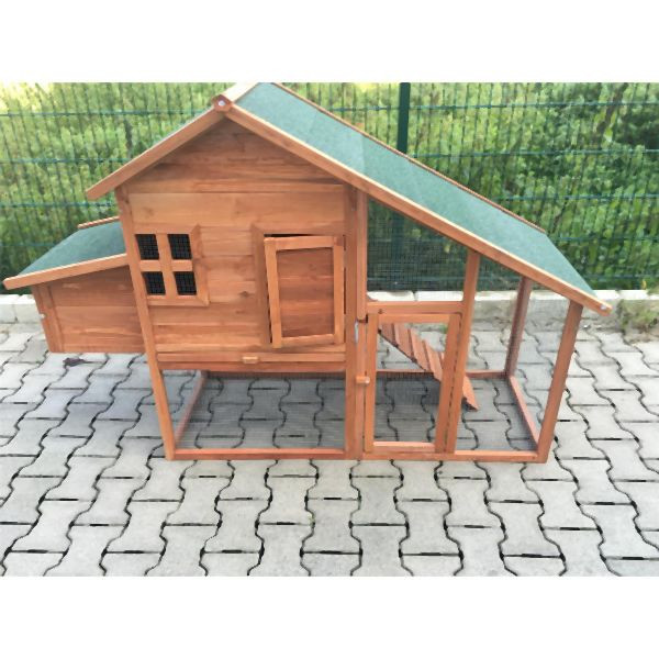 Metra Hühnerstall mit Auslauf, 172 x 66 x 120 cm, 10365