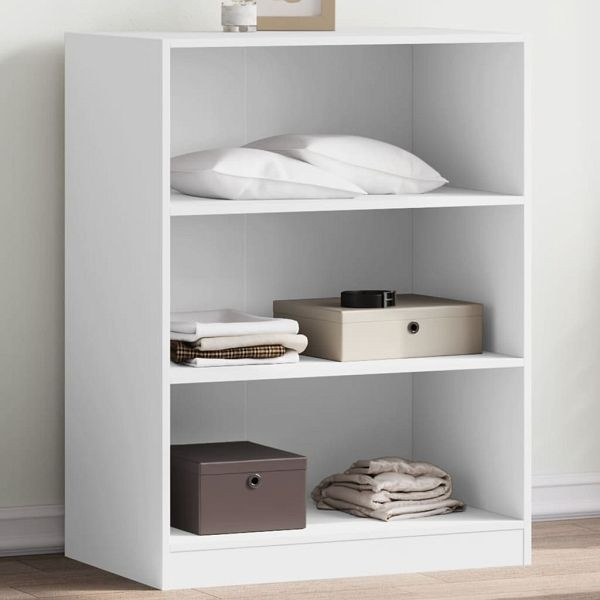 vidaXL Kleiderschrank Weiß 77x48x102 cm Holzwerkstoff, 840821