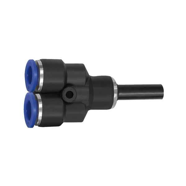 Riegler Y-Steckverbindung, Stecknippel 4 mm »Blaue Serie«, Schlauch-Ø 4, 125719
