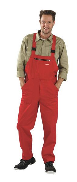 Planam BW 290 Latzhose, mittelrot, Größe 50, 0123050