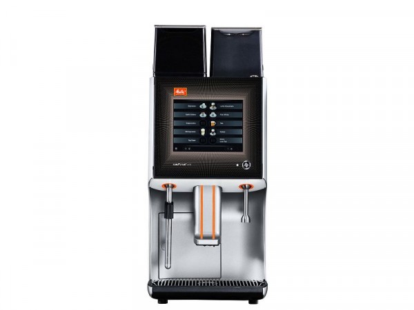 Melitta Cafina XT7 Kaffeevollautomat, 2 Mühlen, Milchschäumersystem Top Foam 1, Separater Heißwasserauslauf, 1 er Instantmodul, 31947