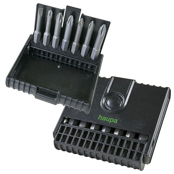 Haupa Bit-Box 50 mm 1/4" 7 teilig, 102216, 4011923606183