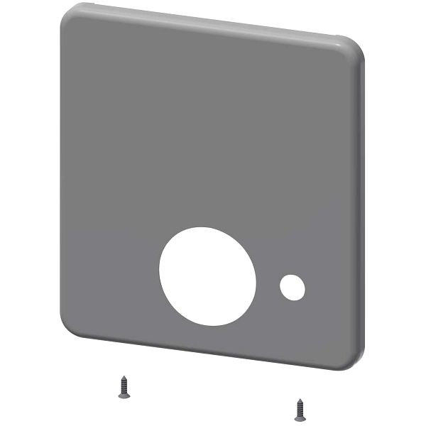 KWC Edelstahlabdeckplatte, F5, 205x225 mm, für automatische Brauserohrentleerung, mit Befestigungsschrauben, 2030052050