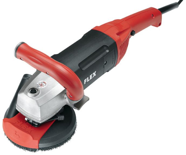 FLEX Kraftvoller 1800 Watt Sanierungsschleifer für randnahes Schleifen, 125 mm LD 18-7 125 R, Kit E-Jet, 408638