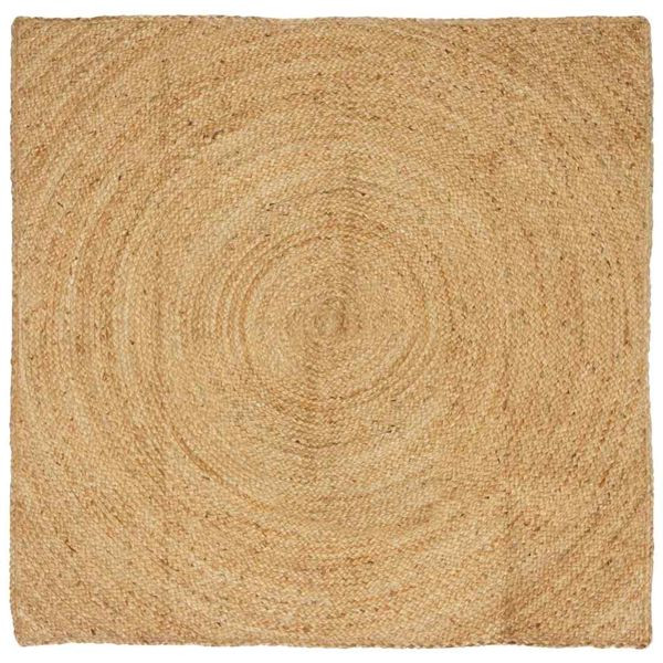 vidaXL Bereichsteppiche Natur 120 x 120 cm Jute, 42010519