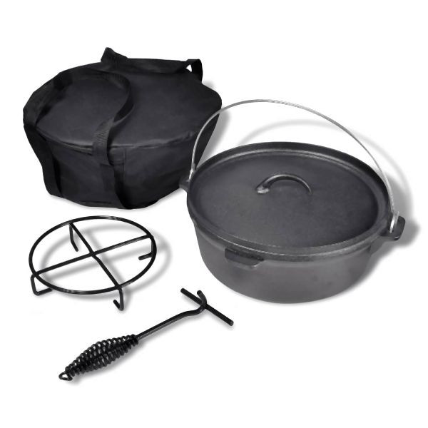 vidaXL Holländischer Ofen 5,6 l mit Zubehör, 41563, 8718475912873