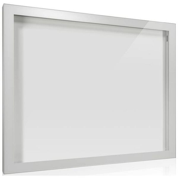 Stein HGS Schaukasten -Infomedia CL- mit Sicherheitsschloss, grün, silber eloxiert, 170mm/150mm, Passepartout in RAL-Farbe nach Wahl lackiert, Maße (B x H): 1650 x 1240 mm, 21134-01022