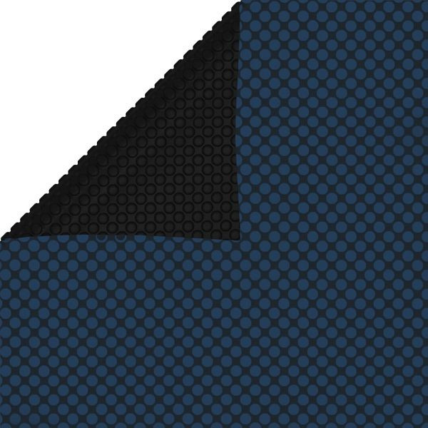 vidaXL Treibende Pool-Solarplane PE 800x500 cm Schwarz und Blau, 92992