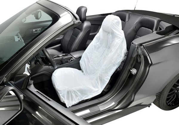 Elos Sitzschoner - PKW Einweg-Sitzschoner Economic - 500, weiß, perforiert, 820 x 1350 mm, 500 Stück/Rolle, 990220