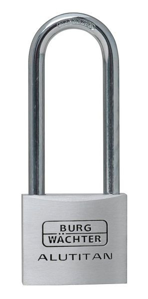 BURG-WÄCHTER Zylinder-Vorhangschloss 770 HB 40 65, 2 x Schlüssel, HxBxT (außen): 103,2 x 39,9 x 14,5mm, VE: 5 Stück, 36080