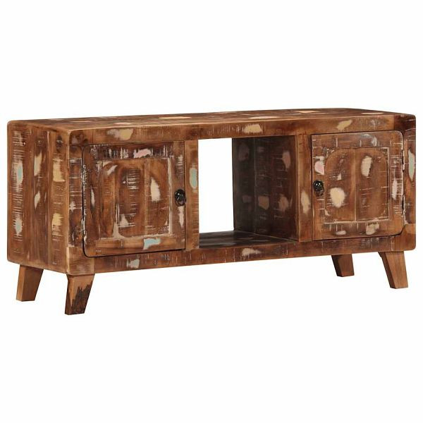 vidaXL TV-Schrank 105x46x32 cm Massivholz Altholz, 4104522