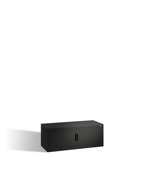 C+P Rollladenschrank Omnispace, H450xB1200xT420mm, Farbe: Schwarzgrau, Griffmulde, 3263-00 S10004
