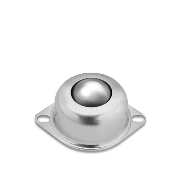 Torwegge Kugelrolle verzinkt (2-Loch Befestigung), KR-F-25, 0014741