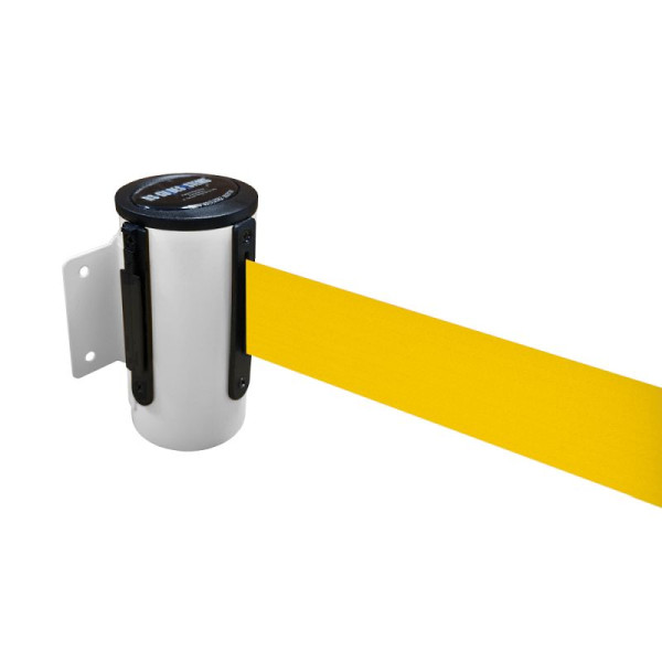 Stein HGS Wandgurtkassette -P-Line Utility-, weiß, signalgelb, mit magnetischem Gurtendstück, 12846m-1204