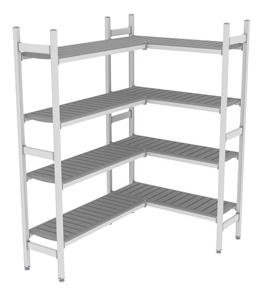 NordCap Regalsystem Z 140-230 / 144-234, 1075 / 1075 x 375 x 1850 mm, 528901004