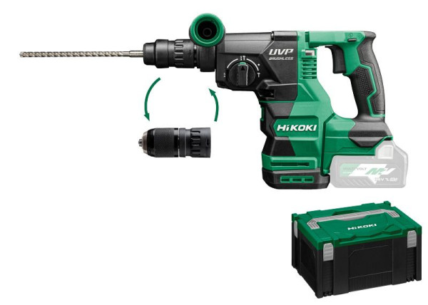 HiKOKI 36V Akku Bohr-& Meißelhammer (Brushless), ohne Akku, ohne Ladegerät, DH3628DC (Basic) (HSC II), DH3628DCW2Z