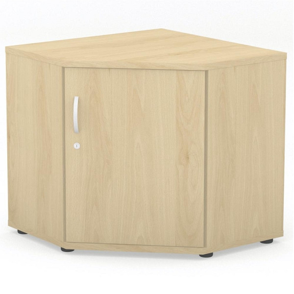 Deskin Eckschrank MULTI M pro, Dekor: Buchedekor, BxHxT: 800 x 750 x 800 mm, 258437
