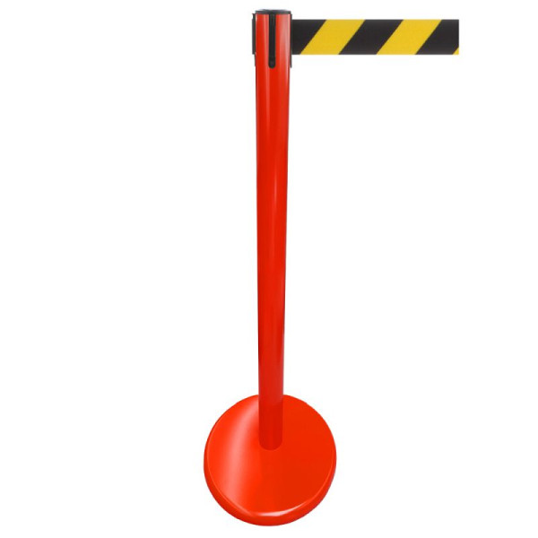 Stein HGS Personenleitsystem -P-Line Future Safety-, rot, schwarz/gelb diagonal (schraffiert), mit Sicherheitsverschluss (selbstlösend), 15170-0203